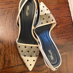 Diane von Furstenberg Women's Black and White Polka Dot Shoes